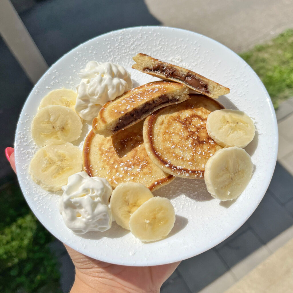 Nutella Filled Pancake Recipe