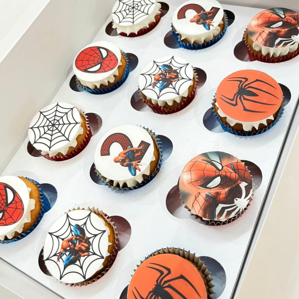 Spiderman Cupcakes