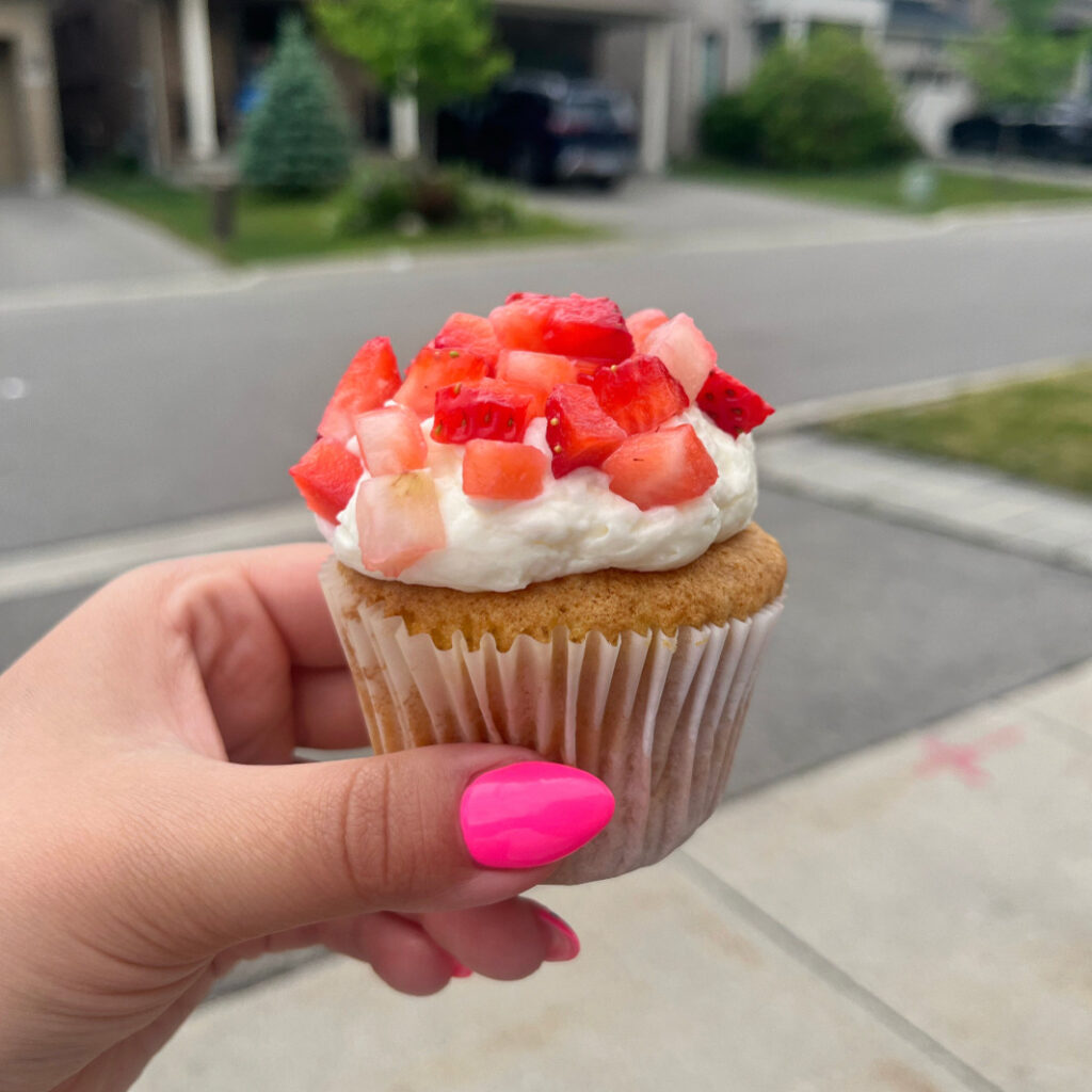 Strawberry Short Cupcake