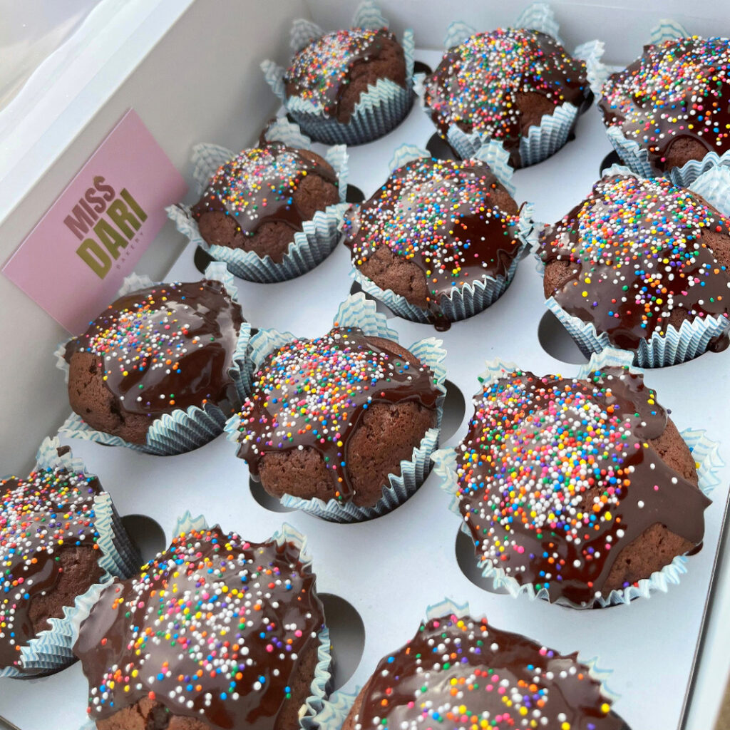 Chocolate Sprinkled Cupcakes